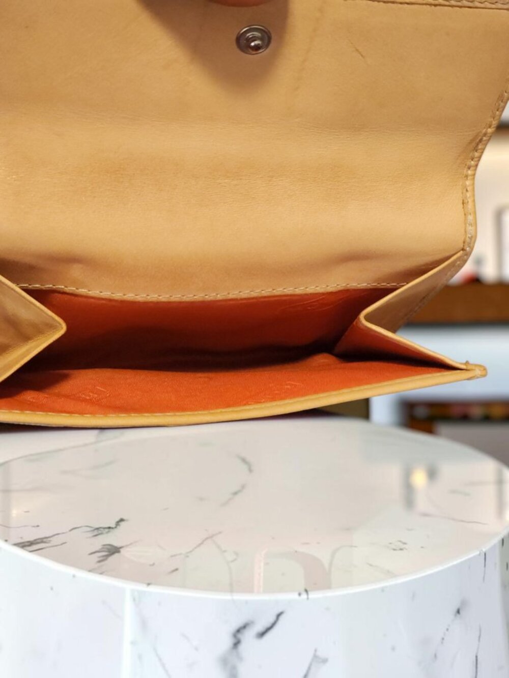 Coach Signature Canvas & Leather Wallet โ Tan/Brown - Picture 5 of 10